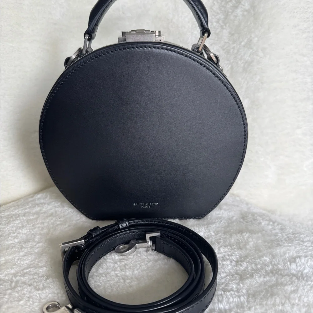 SAINT LAURENT Mica Hat Box Bag - Picture 2 of 14